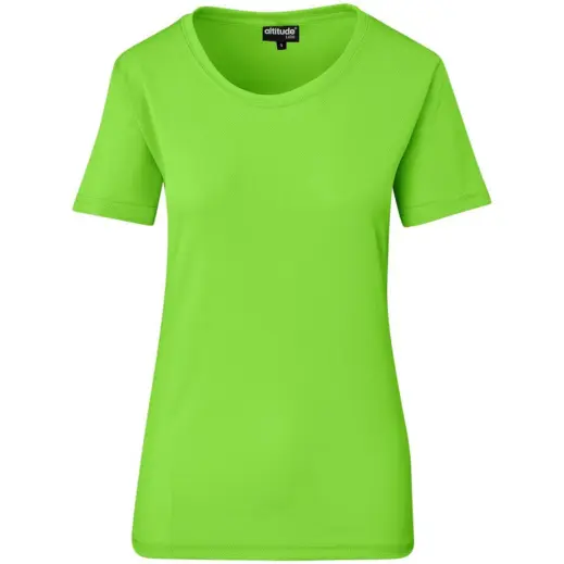 Ladies All Star T-Shirt Lime Front